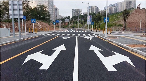 东莞城中村划车位线人行道划线消防通道划线