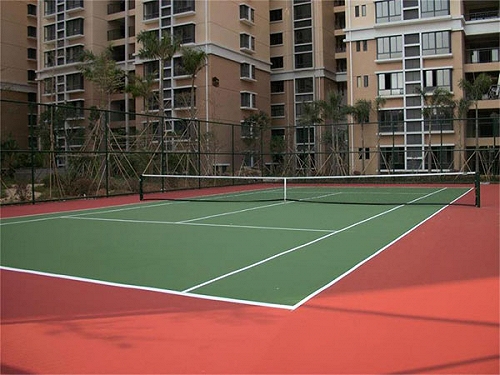 惠东县PVC塑胶网球场施工地坪划线公司