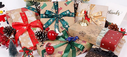 义乌圣诞礼品包装纸gift wrapping paper