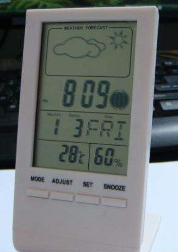 天气预测时间温湿度计IC，电子温湿度计芯片