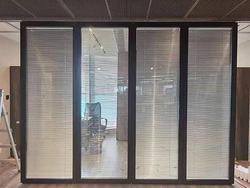 办公折叠门玻璃隔断办公活动屏风