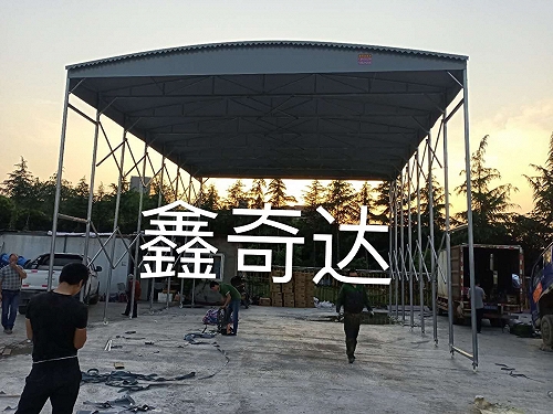 重庆鑫奇达定制推拉雨篷、移动雨篷